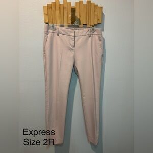 Express Baby Pink Columnist Pants